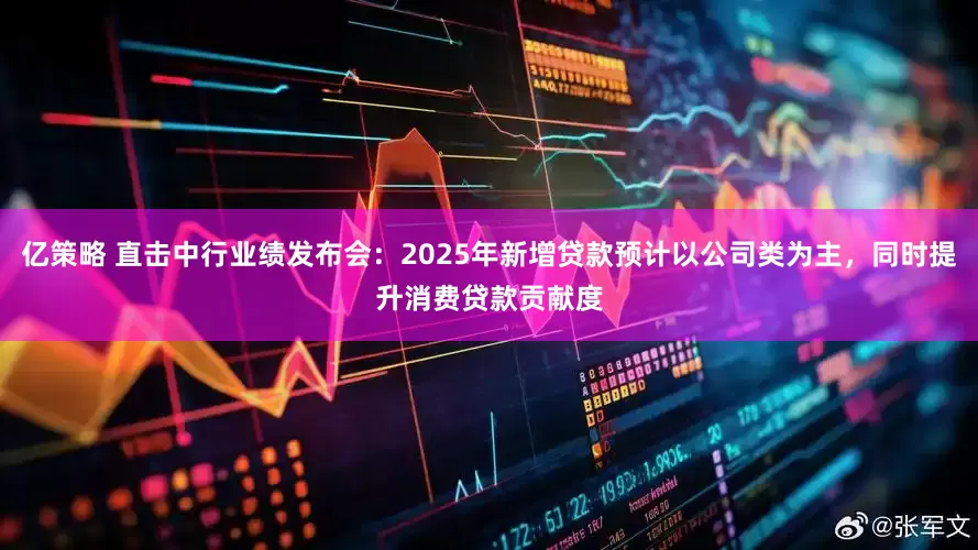 亿策略 直击中行业绩发布会：2025年新增贷款预计以公司类为主，同时提升消费贷款贡献度